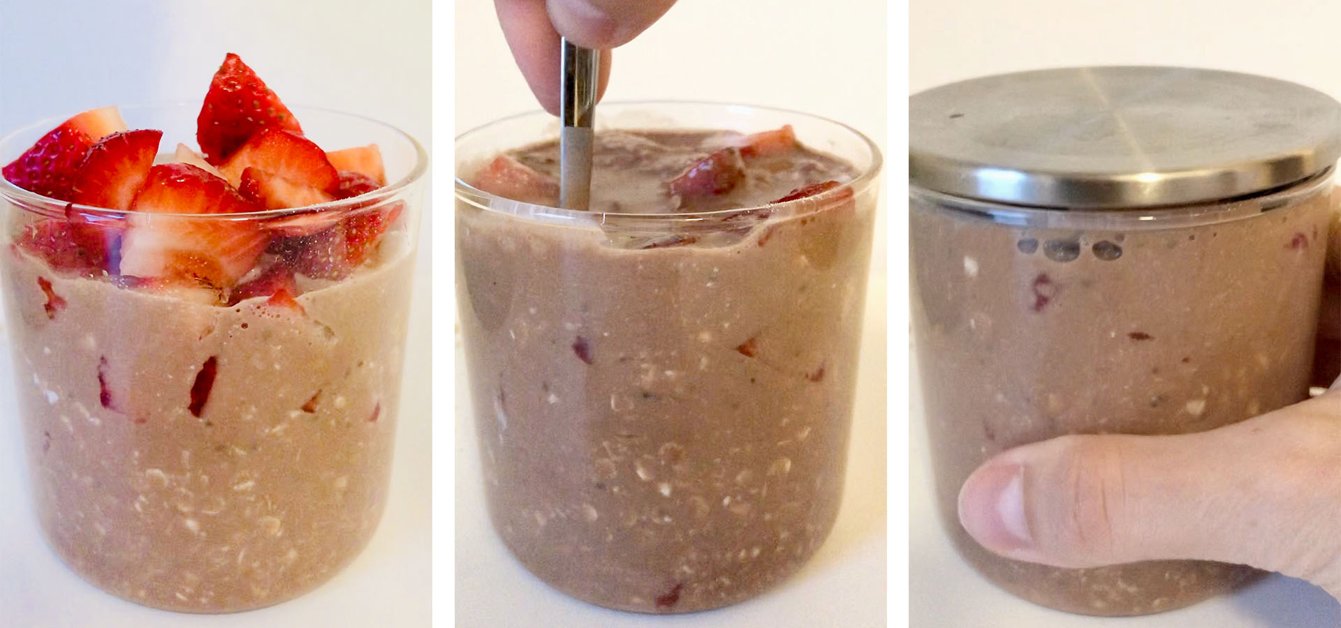 Strawberry_Chocolate_Oats_adding_Strawberries_Stiring_Storing.jpg